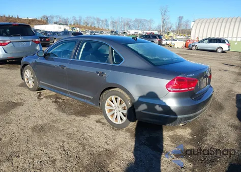 2012 Volkswagen Passat 2.5L Sel из США, поврежденный, VIN 1VWCP7A38CC065219